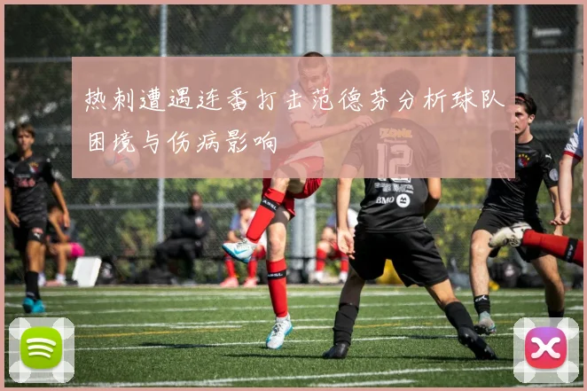 热刺遭遇连番打击范德芬分析球队困境与伤病影响